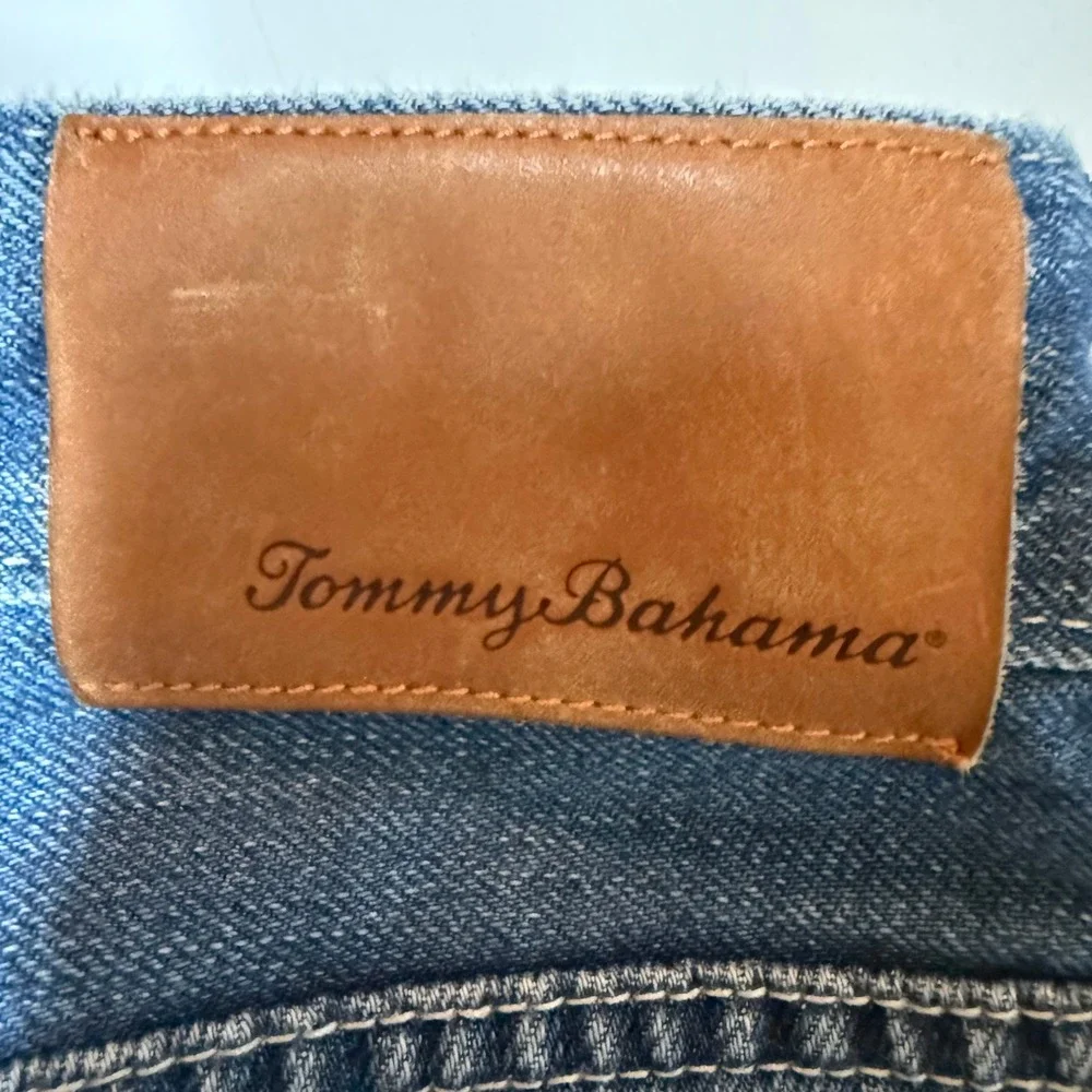 Tommy‎ Bahama Jeans Mens 36x30 Blue Standard Fit Medium Wash Cotton Tencel Blend